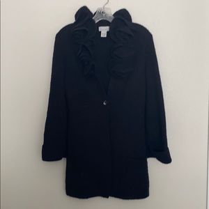 Soft Surroundings Wool Alpaca Cardigan Sweater S